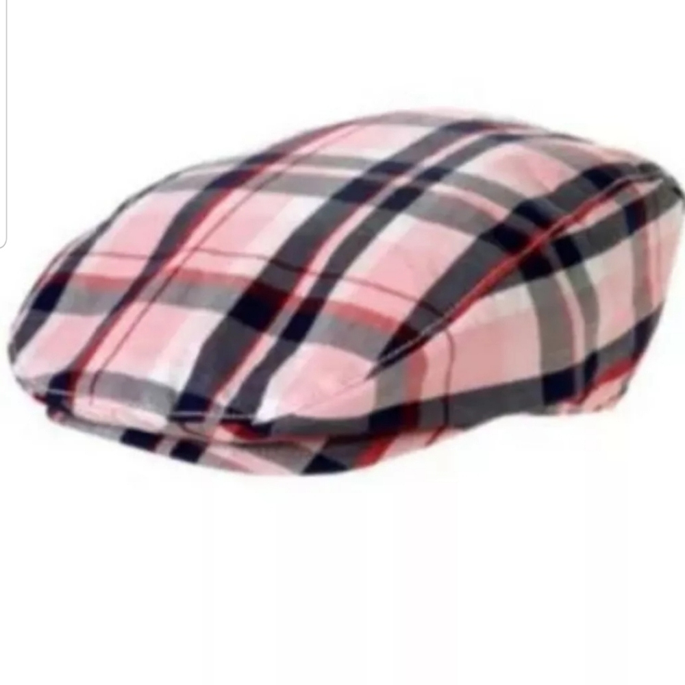 Gymboree Girls Homecoming Kitty Plaid Pageboy Hat
